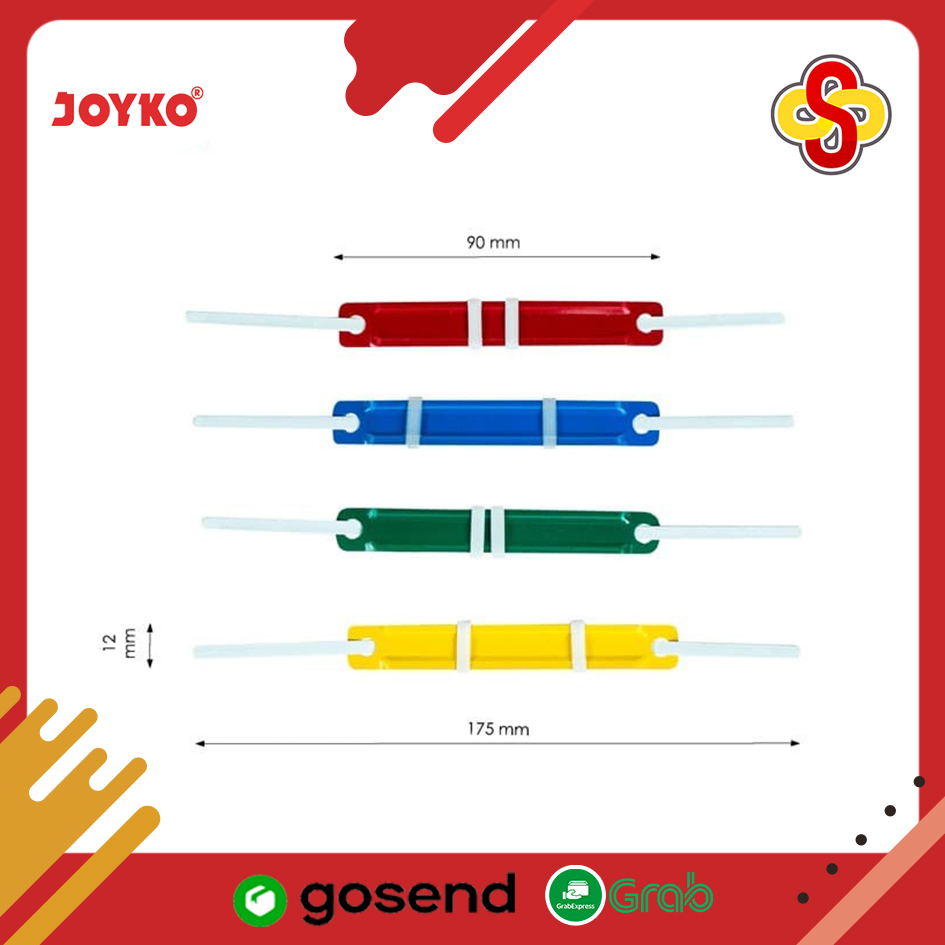 Acco / Paper Fastener Plastik Joyko Isi 100 pcs - Image 4