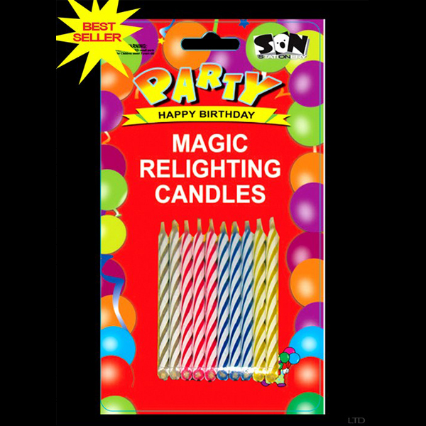 Lilin Ulang Tahun / Magic Relighting Candle Isi 12 pcs