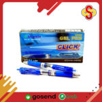 Pulpen Gel Weiyada E681 Isi 12 pcs - Biru